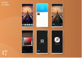 AxNegar screenshots arranged in the Figma portfolio board